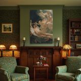 Morpheus and Iris - Pierre-Narcisse Guerin Dreamlike Nude Myth in Pale Light canvas wall art - Image 4