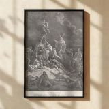 Moses and the Bronze Serpent - Gustave Dore Biblical Healing Scene canvas wall art - Image 2