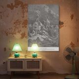 Moses and the Bronze Serpent - Gustave Dore Biblical Healing Scene canvas wall art - Image 5