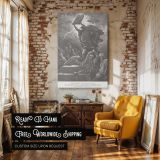 Moses Breaks the Tablets - Gustave Dore Golden Calf Judgment Scene canvas wall art - Image 3