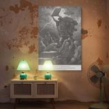 Moses Breaks the Tablets - Gustave Dore Golden Calf Judgment Scene canvas wall art - Image 5