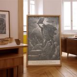 Moses Breaks the Tablets - Gustave Dore Golden Calf Judgment Scene canvas wall art - Image 7