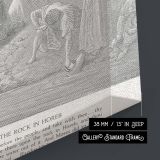 Moses Strikes Rock at Horeb - Gustave Dore Brings Water to Israelites canvas wall art - Image 8