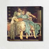 Mother and Child by Frederic Leighton — room mockup view 1
