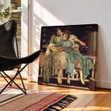 Mother and Child by Frederic Leighton — room mockup view 2
