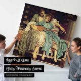 Mother and Child by Frederic Leighton — room mockup view 4