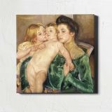 Mother and Child by Mary Cassatt — room mockup view 1