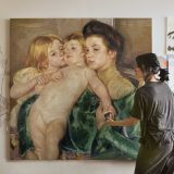 Mother and Child by Mary Cassatt — room mockup view 3