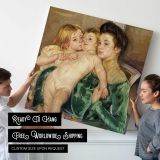 Mother and Child by Mary Cassatt — room mockup view 4