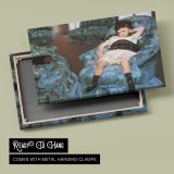 Mother and Child in a Blue Armchair by Mary Cassatt - canvas rear frame and hanging hardware