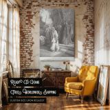 Mother and Seven Sons - Gustave Dore Trial of Courage in Temple Scene canvas wall art - Image 3