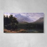 Mount Washington by Albert Bierstadt — single-panel canvas on a pale wall