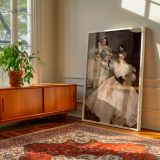 Mrs. Carl Meyer and Her Children - Elegant Family Portrait by John Singer Sargent canvas wall art - Image 7