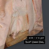 Mrs Carl Meyer by John Singer Sargent - Satin Blush Dress with Decorative Sofa canvas wall art - Image 8