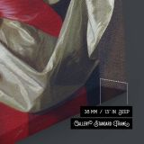 Mrs George Watson by John Singleton Copley - Pink Satin Gown with Flowing Drapery canvas wall art - Image 8