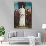 My Children - Ethereal Portrait with Mary, Gerald & Gladys By Abbott Handerson Thayer canvas wall art - Image 5
