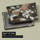 My Wife's Lovers by Carl Kahler - canvas rear frame and hanging hardware
