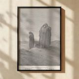 Naomi and Daughters-in-Law - Gustave Dore Emotional Farewell canvas wall art - Image 2