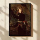 Napoleon at Battle - Antoine-Jean Gros Military Flag Scene in Red and White canvas wall art - Image 2