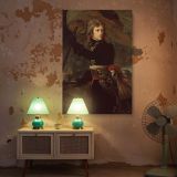 Napoleon at Battle - Antoine-Jean Gros Military Flag Scene in Red and White canvas wall art - Image 5