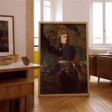 Napoleon at Battle - Antoine-Jean Gros Military Flag Scene in Red and White canvas wall art - Image 7