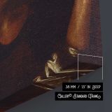Narcissus by Caravaggio — room mockup view 5