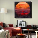 NASA Astronaut Stands on Mars (2020) illustrated by NASA/JPL-Caltech — alternate room view