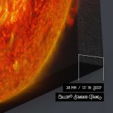 NASA's Solar Dynamics Observatory captured images of the sun emitting a mid-level solar flare — room mockup view 5