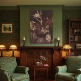 Nativity with Saints - Holy Birth Scene by Caravaggio with Angels canvas wall art - Image 4