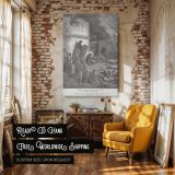 Nehemiah Over Jerusalem's Ruins - Gustave Dore Grief Amid Rubble canvas wall art - Image 3