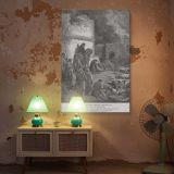 Nehemiah Over Jerusalem's Ruins - Gustave Dore Grief Amid Rubble canvas wall art - Image 5