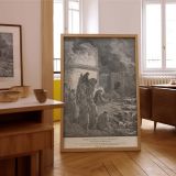 Nehemiah Over Jerusalem's Ruins - Gustave Dore Grief Amid Rubble canvas wall art - Image 7