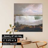Niagara Falls beneath a Cloudy Sky — room mockup view 6