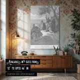 Noah Curses Ham and Canaan - Genesis Family Conflict by Gustave Dore canvas wall art