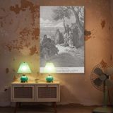 Noah Curses Ham and Canaan - Genesis Family Conflict by Gustave Dore canvas wall art - Image 5