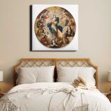 Nun's Badge with the Immaculate Conception and Saints (Medallon de monja con la Inmaculada Concepcion y santos) by Antonio de Torres — alternate room view