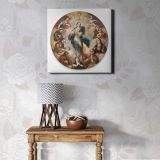Nun's Badge with the Immaculate Conception and Saints (Medallon de monja con la Inmaculada Concepcion y santos) by Antonio de Torres — alternate room view