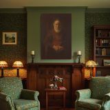 Old Man in Red - Rembrandt Golden Light and Deep Shadow in Portrait canvas wall art - Image 4
