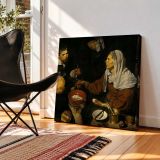 Old Woman Frying Eggs by Diego Velázquez — room mockup view 2