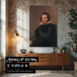 Olivares Dresden Portrait - Nobleman Baroque Painting by Velazquez canvas wall art