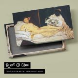 Olympia by Edouard Manet - canvas rear frame and hanging hardware