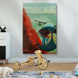 Olympus Mons - Mars Travel Capsule Poster - Image 2