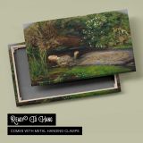 Ophelia by Sir John Everett Millais - canvas rear frame and hanging hardware