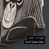 Orangutan by Samuel Jessurun de Mesquita - canvas surface and wrapped edge detail