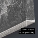 Ot-056 Gideon Chooses 300 Soldiers - canvas surface and wrapped edge detail