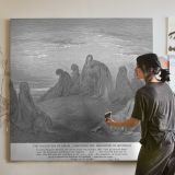 OT-061 Israelite Women Mourn with Jephthah's Daughter — room mockup view 3
