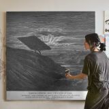 OT-064 Samson Carries away the Gates of Gaza — room mockup view 3