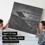 OT-064 Samson Carries away the Gates of Gaza — room mockup view 4