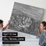 OT-098 The Israelites Slaughter the Syrians — room mockup view 4
