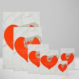 Overthinking Kills Your Happiness - Red Heart and Razor Design canvas wall art - Image 4
